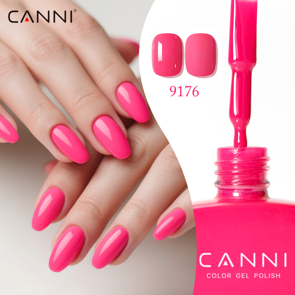 Nail Art Orange - CC8 CANNI 9ml Nagel-Gel-Lack HEMA-FREI Sommer-Nagelfarben