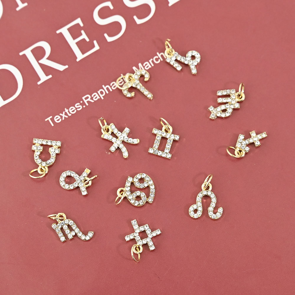 Nail Art Xs - 10Pcs 12 Konstellation Baumeln Nail art