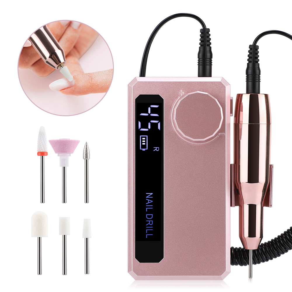 Nail Drill Machine - Elektrische Nagelfräsmaschine 45 Geschwindigkeitsstufen 45000 U/min