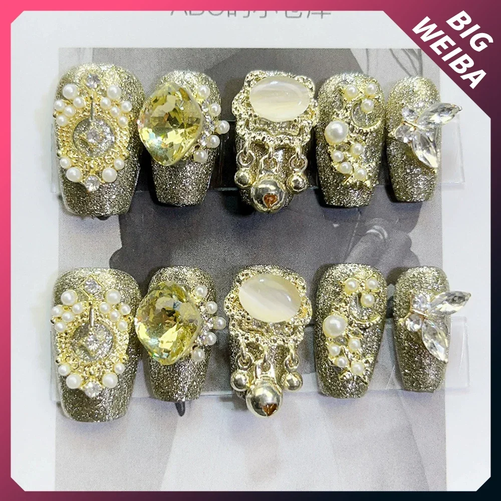 10Pcs Diy Luxus Gericht Glänze – Nail Art Xs Bewertung und Preis