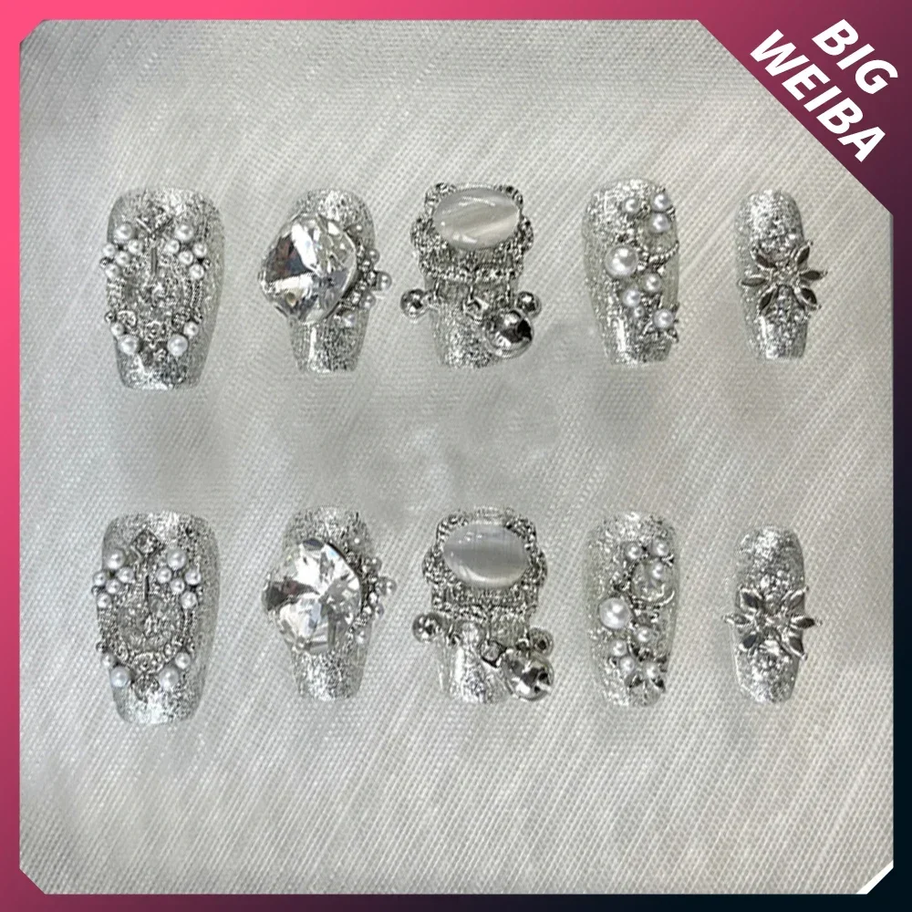 10Pcs Diy Luxus Gericht Glänze – Nail Art Xs Bewertung und Preis