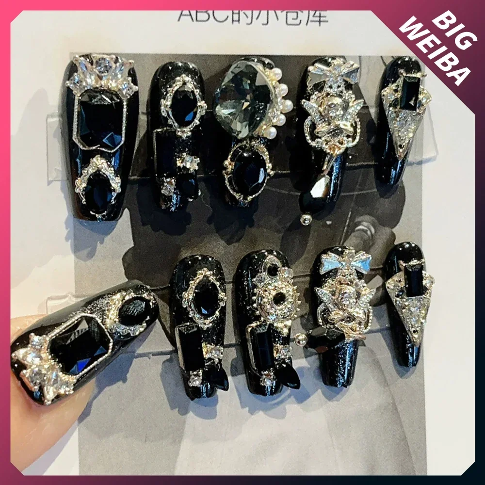 10Pcs Diy Luxus Gericht Glänze – Nail Art Xs Bewertung und Preis