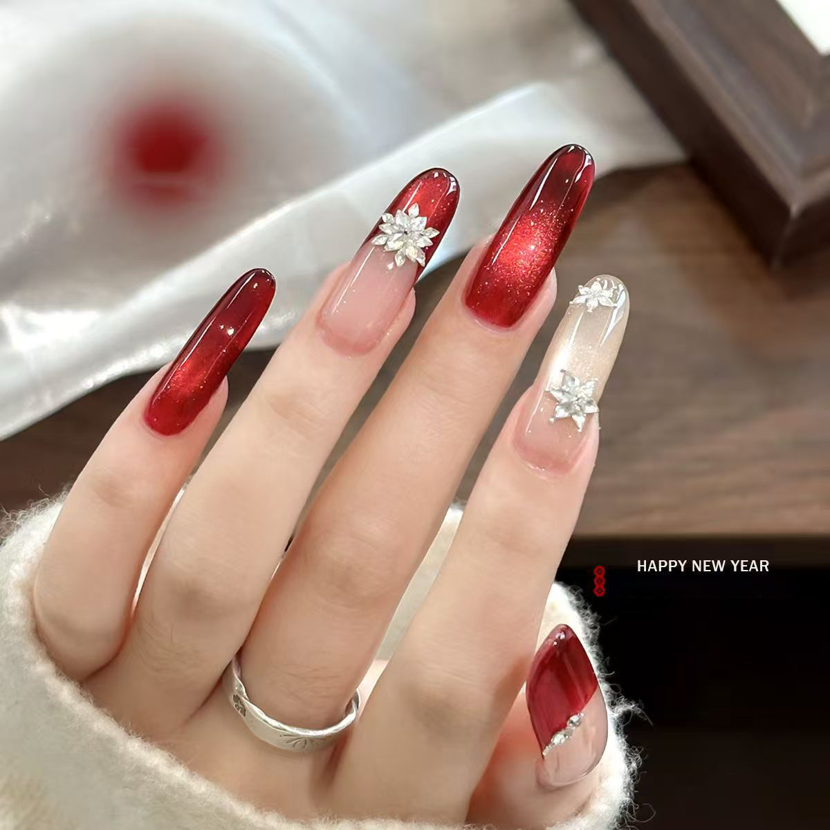 1 Stück 9-Farben Roter Fester  – Nail Art Red Cherry Bewertung und Preis