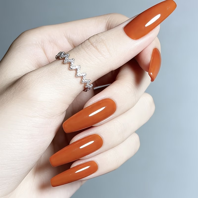 Karamell-Orange Nagelstärkungs – Nail Art Orange Bewertung und Preis