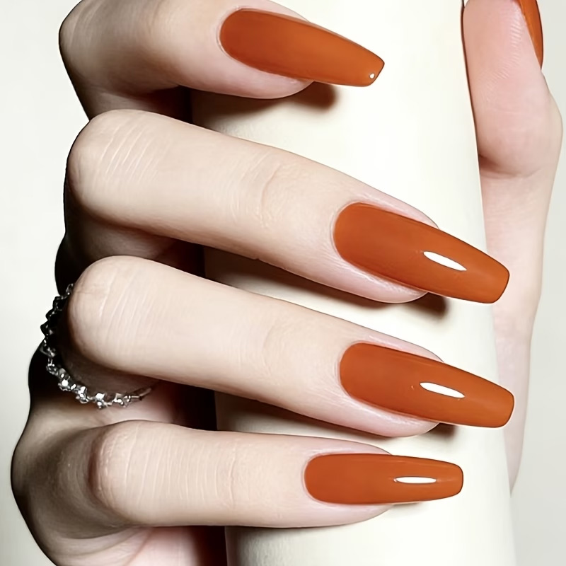 Karamell-Orange Nagelstärkungs – Nail Art Orange Bewertung und Preis