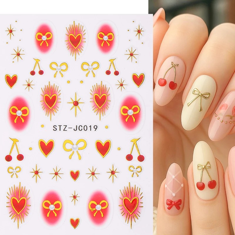 Y2K Bronzing Herz-Blusher-Aufk – Nail Art Red Cherry Bewertung und Preis