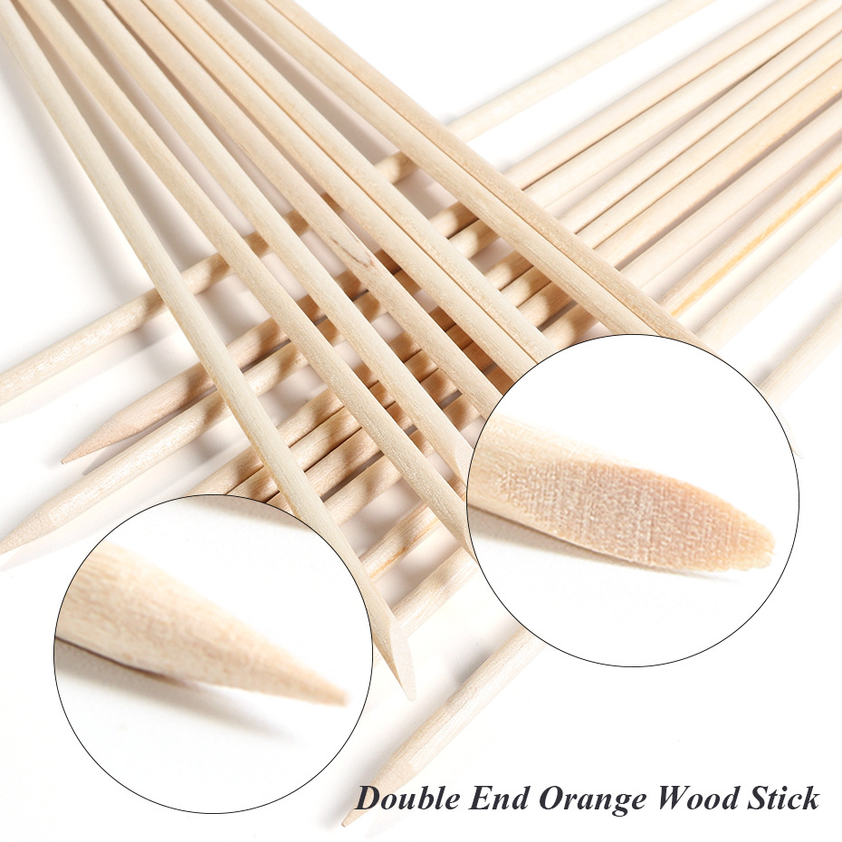 100 Stück Holz-Nagelhautschieb – Nail Art Orange Bewertung und Preis