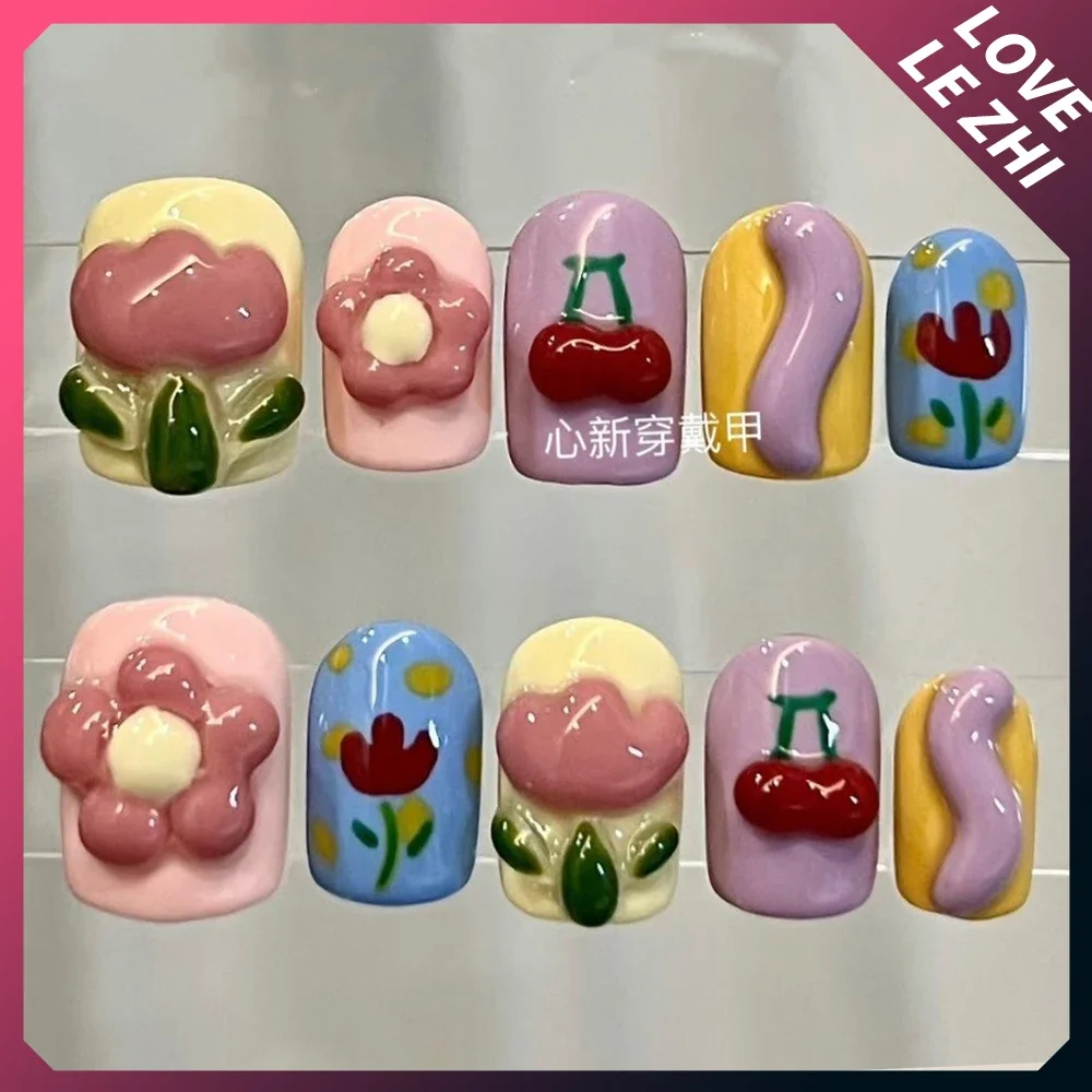 10 Stücke Diy Kreativität Lust – Nail Art Xs Bewertung und Preis