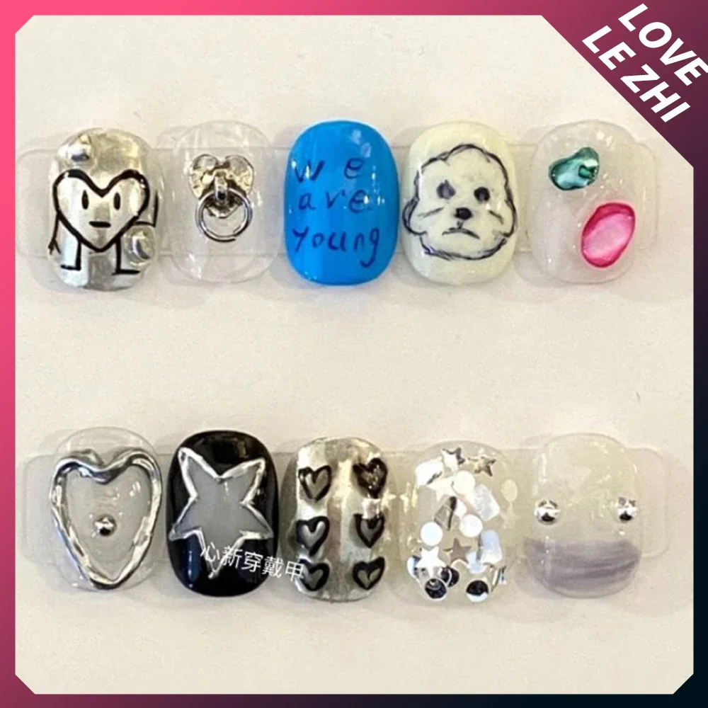 10 Stücke Diy Kreativität Lust – Nail Art Xs Bewertung und Preis