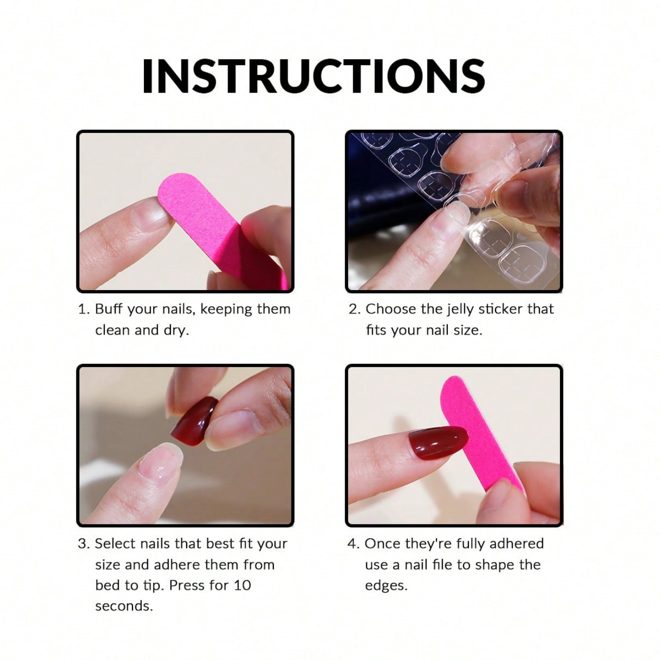 Mittellange Mandel-Press-On-Nä – Nail Art Xs Bewertung und Preis