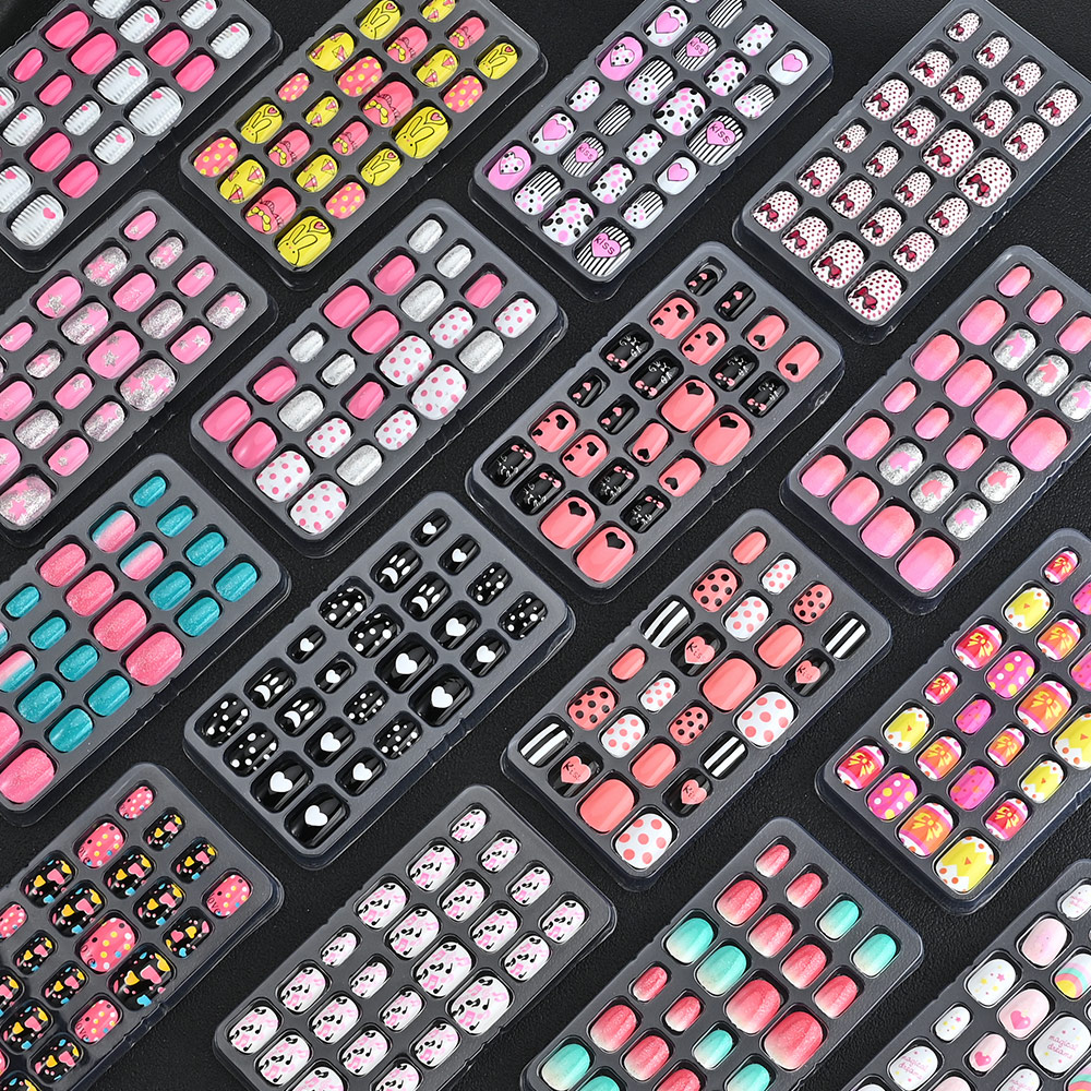 24 Teile/schachtel Kinder Cart – Nail Art Xs Bewertung und Preis