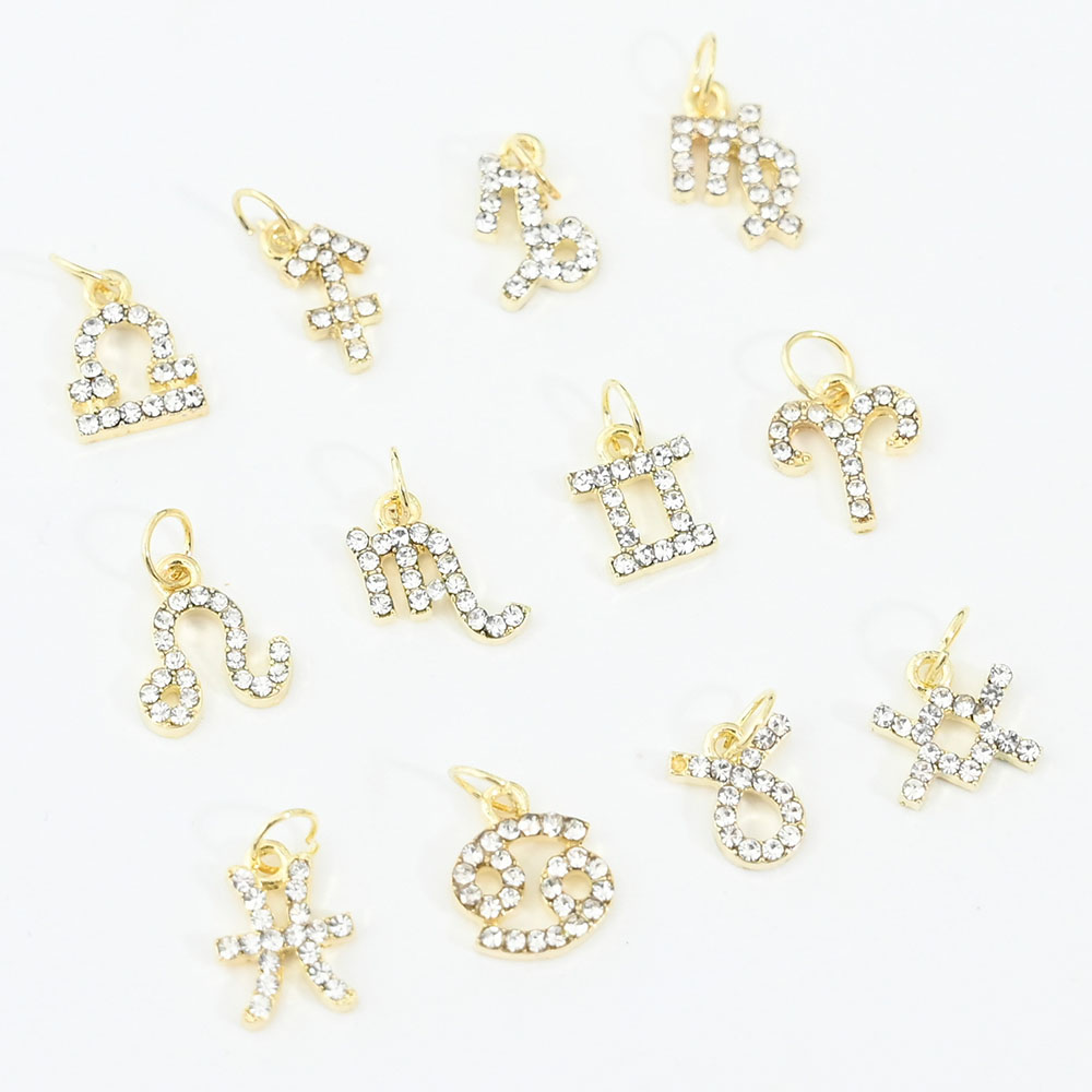 10Pcs 12 Konstellation Baumeln – Nail Art Xs Bewertung und Preis