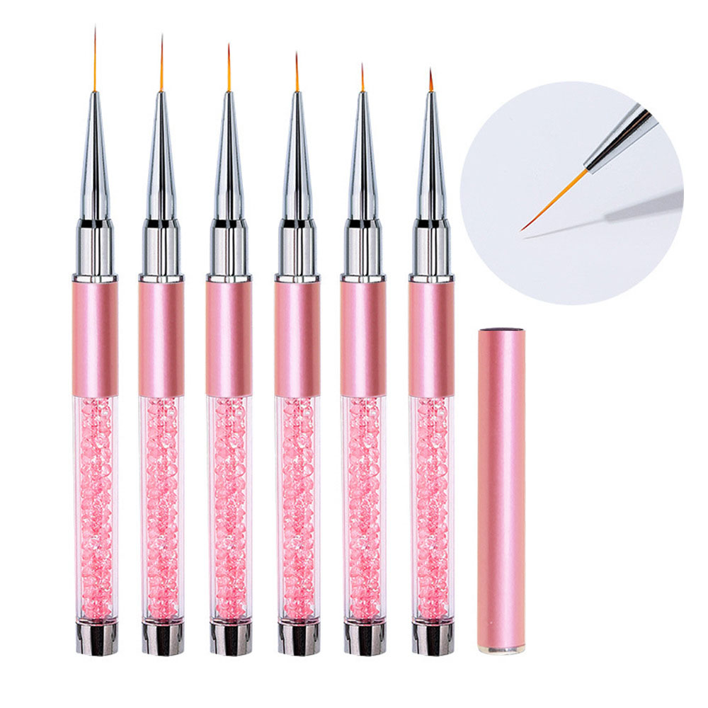 6-teiliges Set Acryl French St – Nail Art Brush Set Bewertung und Preis