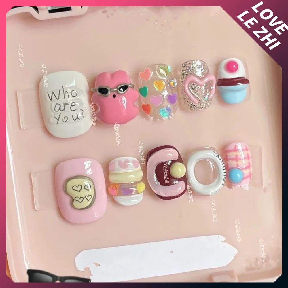 DIY Kurze Runde Kreative Lusti – Nail Art Xs Bewertung und Preis