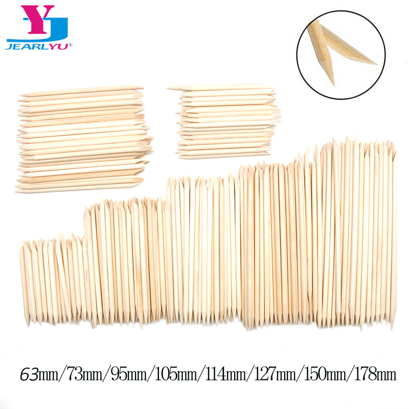 50/100 Teile/los Holz Stick Hä – Nail Art Orange Bewertung und Preis