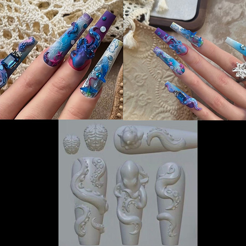 ✰ ✪ Hasen-Erdbeer-Ozean-Oktopu – Nail Art Strawberry Bewertung und Preis