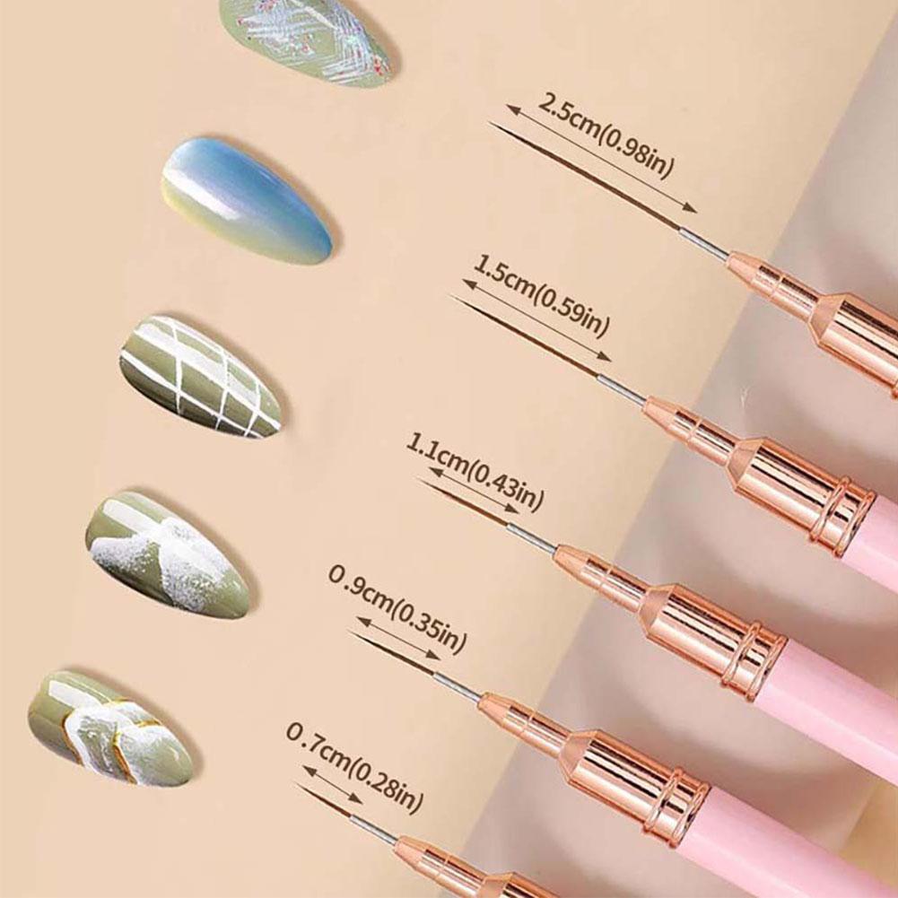 5-teiliges Nail-Art Pinsel-Set – Nail Art Brush Set Bewertung und Preis