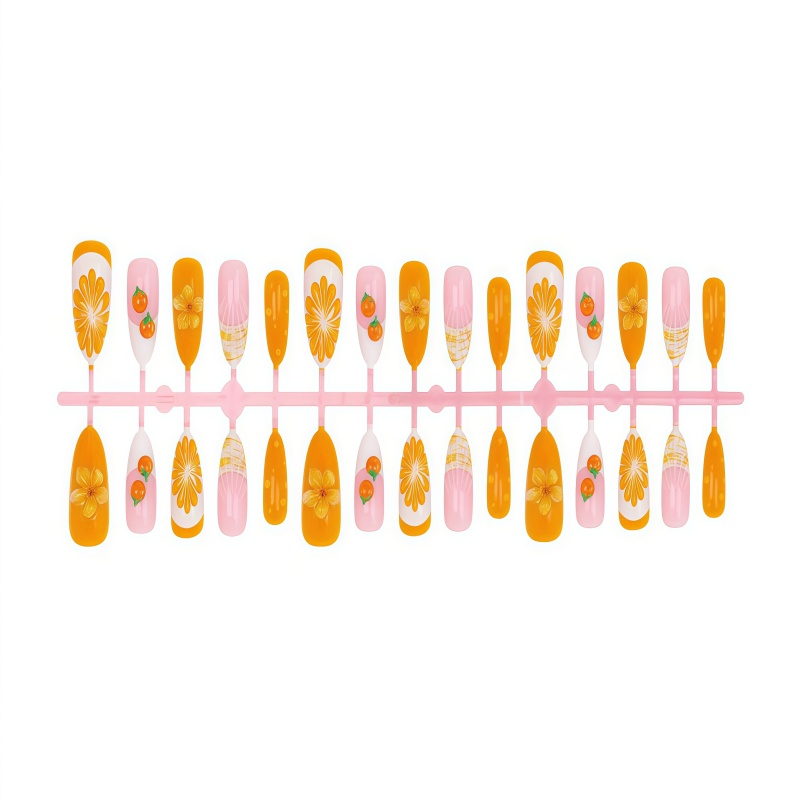 2026 Neu 30 Stück 3D Frucht-Or – Nail Art Orange Bewertung und Preis