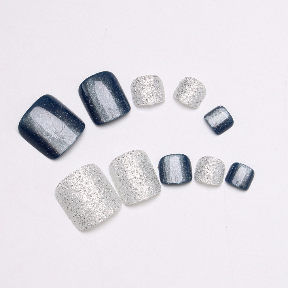 24 Stück Ozeanblaue Katzenauge – Nail Art Glitter Bewertung und Preis