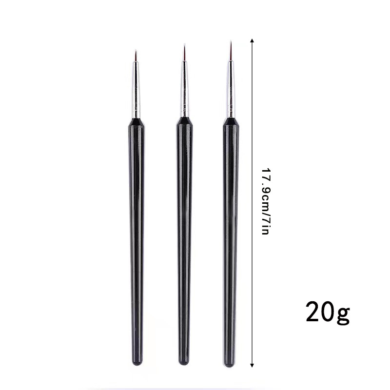 3-teiliges Ultrafeines Nail-Ar – Nail Art Brush Set Bewertung und Preis