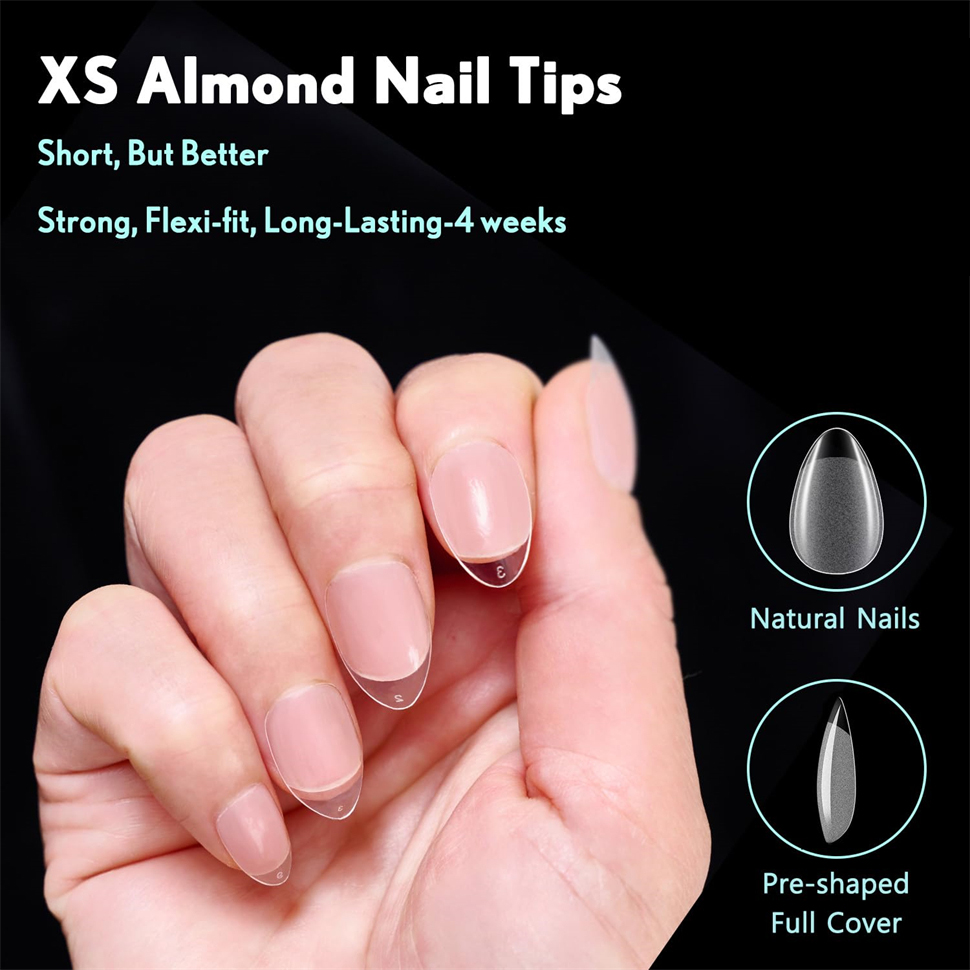 600-teiliges weiches Gel-X-Nag – Nail Art Xs Bewertung und Preis