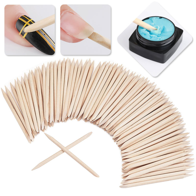 100 Stücke Nagelhautschieber E – Nail Art Orange Bewertung und Preis