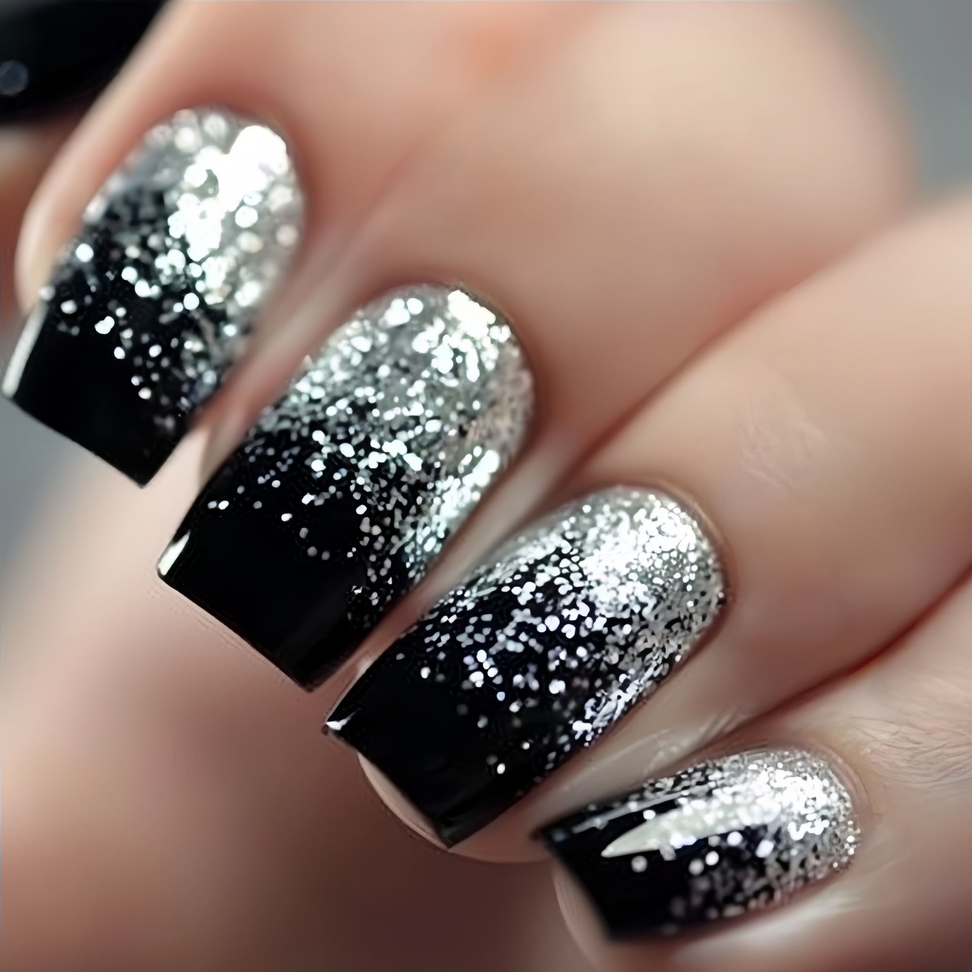 Kurze mittelgroße künstliche N – Nail Art Glitter Bewertung und Preis