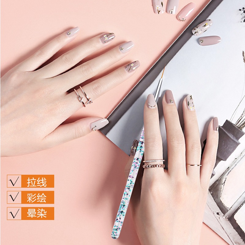 3-teiliges Set Transparente Fl – Nail Art Brush Set Bewertung und Preis