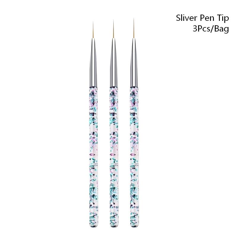 3-teiliges Set Transparente Fl – Nail Art Brush Set Bewertung und Preis