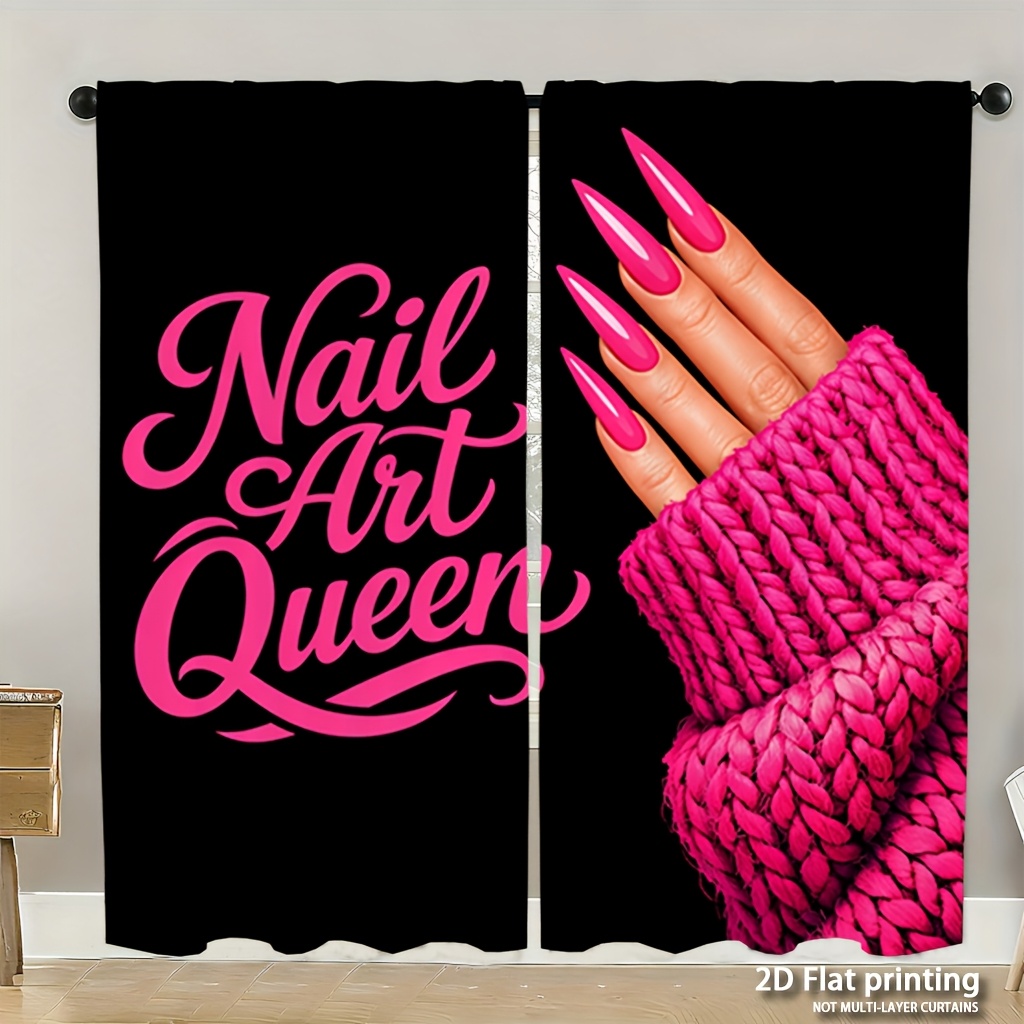 Nail Art Queen Vorhänge mit ro – Nail Art Queen Bewertung und Preis
