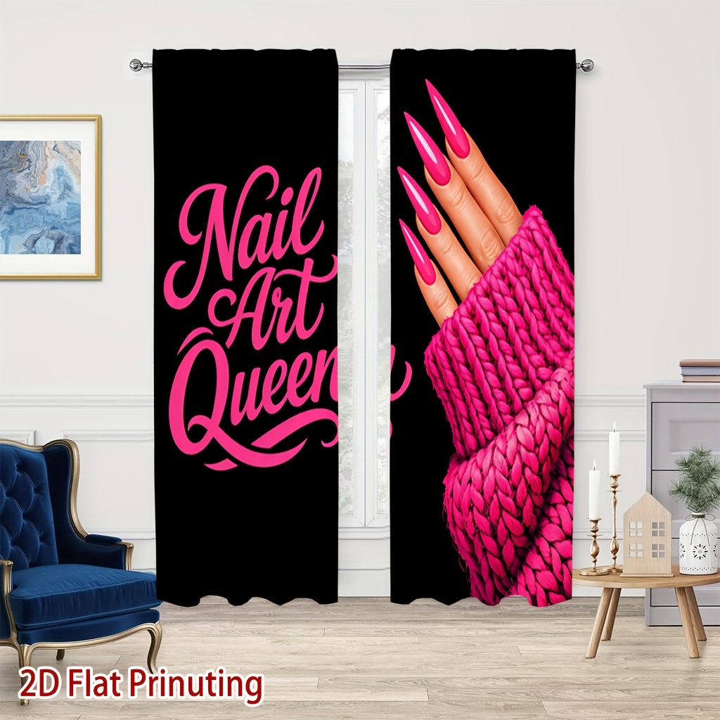 Nail Art Queen Vorhänge mit ro – Nail Art Queen Bewertung und Preis