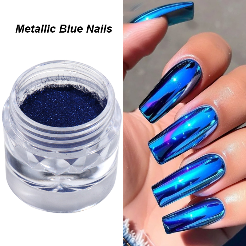 Königsblauer Chrom-Spiegel-Nag – Nail Art Queen Bewertung und Preis
