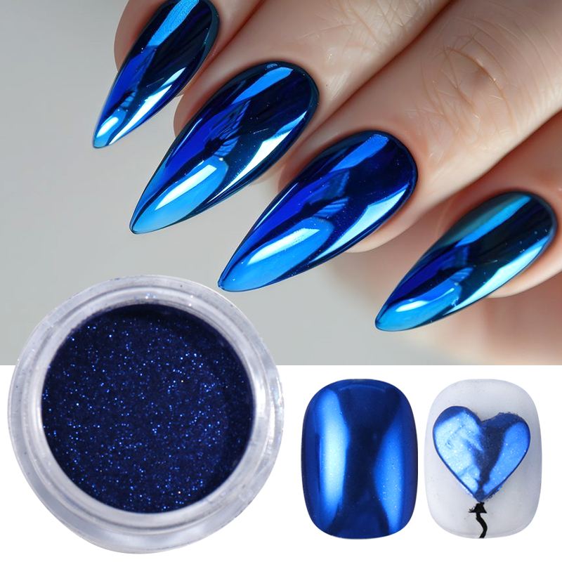 Königsblauer Chrom-Spiegel-Nag – Nail Art Queen Bewertung und Preis